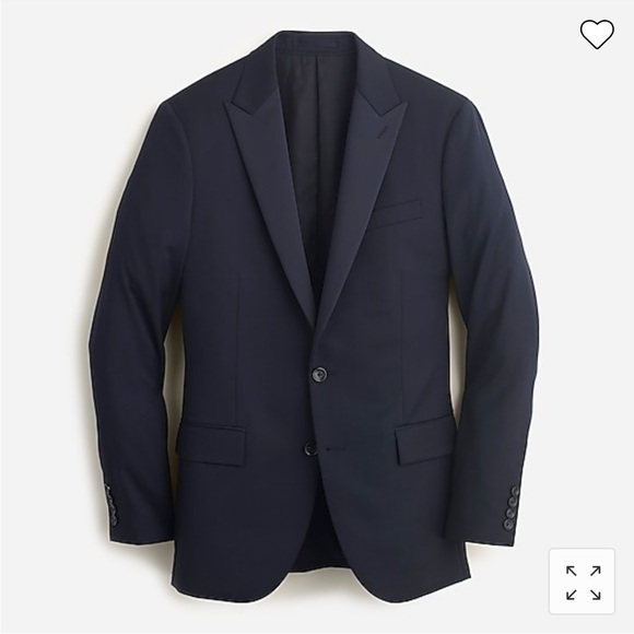 J.Crew Ludlow Slim-fit tuxedo jacket in Italian wool 50678